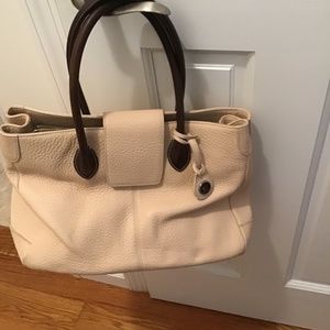 Dooney and Bourke medium size tote  cream color